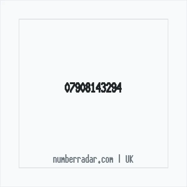 Reverse number check for +44 7908 143294 — who called me?