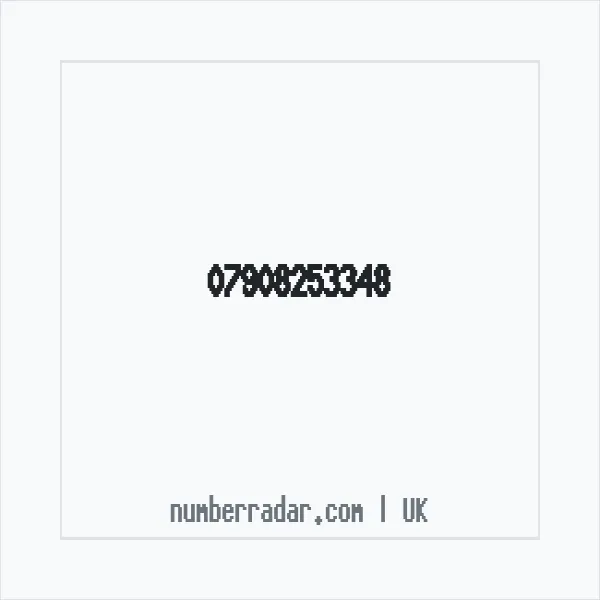 Reverse number check for +44 7908 253348 — who called me?