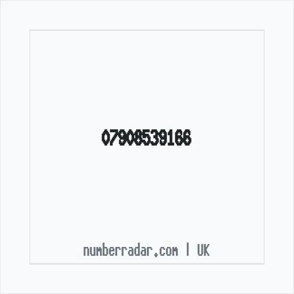 Reverse number check for +44 7908 539166 — who called me?