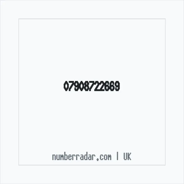 Reverse number check for +44 7908 722669 — who called me?