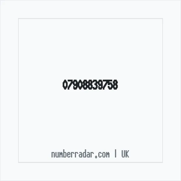 Reverse number check for +44 7908 839758 — who called me?