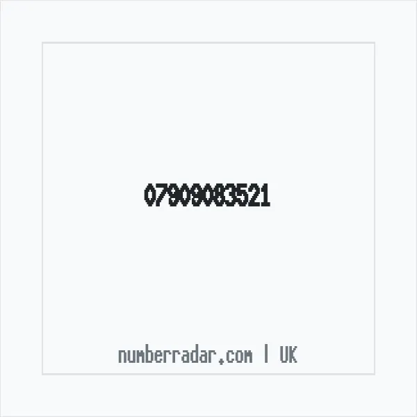 Reverse number check for +44 7909 083521 — who called me?
