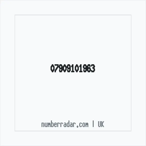 Reverse number check for +44 7909 101963 — who called me?