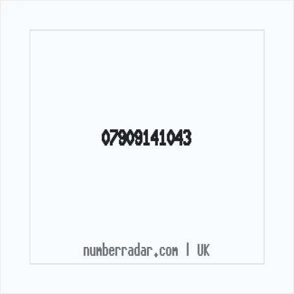 Reverse number check for +44 7909 141043 — who called me?