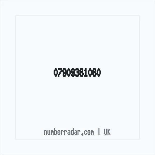 Reverse number check for +44 7909 361060 — who called me?