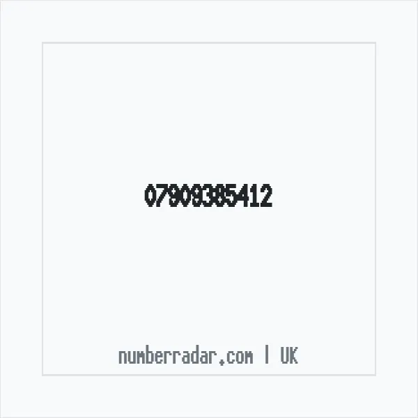 Reverse number check for +44 7909 385412 — who called me?