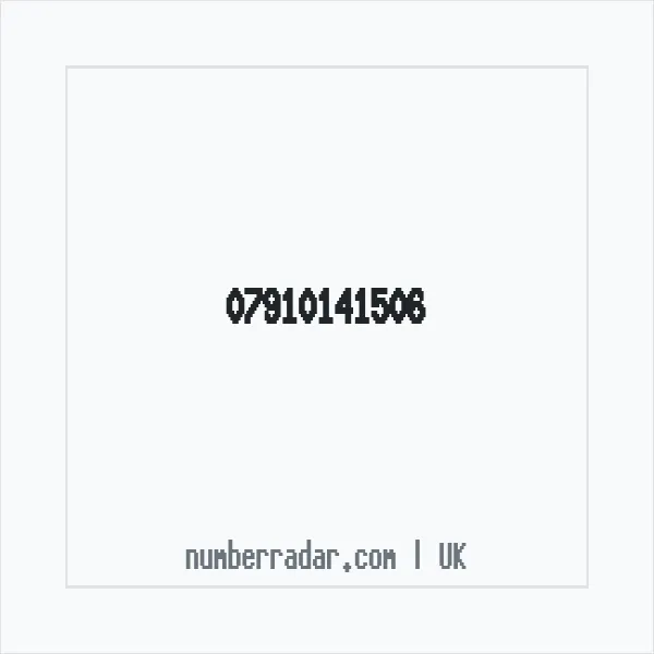 Reverse number check for +44 7910 141506 — who called me?