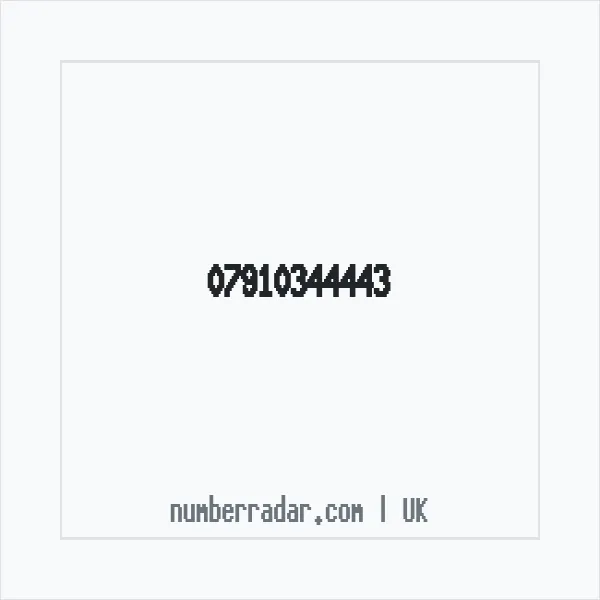 Reverse number check for +44 7910 344443 — who called me?