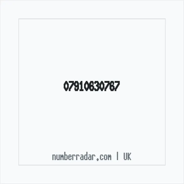 Reverse number check for +44 7910 630767 — who called me?