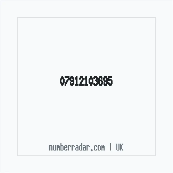 Reverse number check for +44 7912 103695 — who called me?