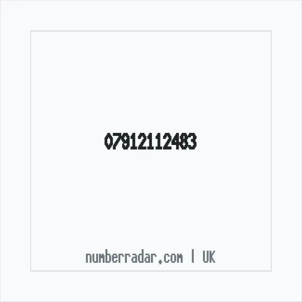 Reverse number check for +44 7912 112483 — who called me?