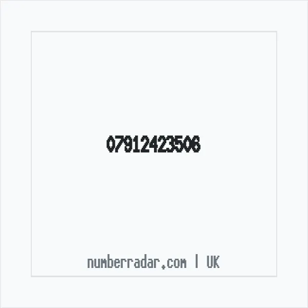 Reverse number check for +44 7912 423506 — who called me?