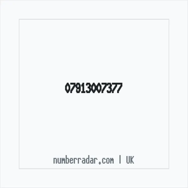 Reverse number check for +44 7913 007377 — who called me?