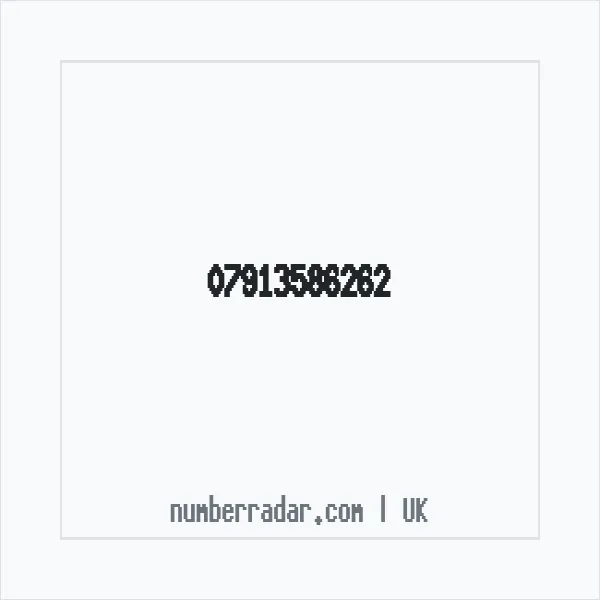 Reverse number check for +44 7913 586262 — who called me?