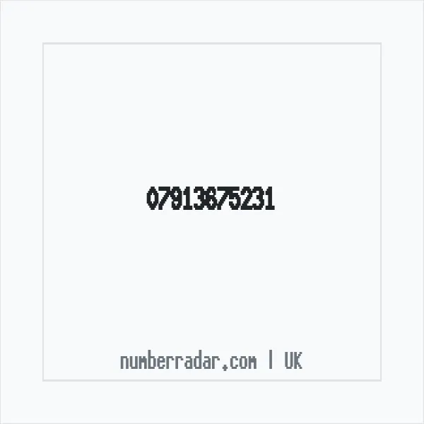 Reverse number check for +44 7913 675231 — who called me?