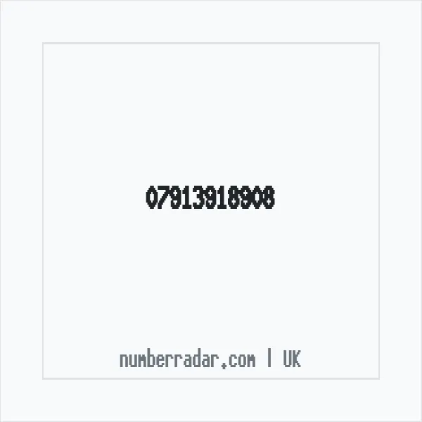 Reverse number check for +44 7913 918908 — who called me?