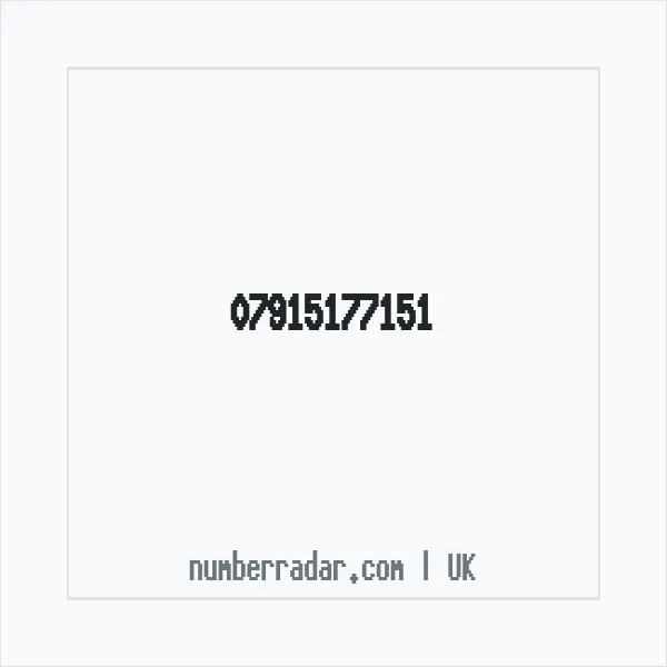 Reverse number check for +44 7915 177151 — who called me?
