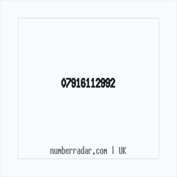 Reverse number check for +44 7916 112992 — who called me?