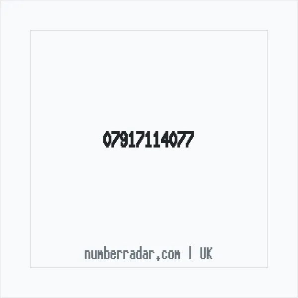 Reverse number check for +44 7917 114077 — who called me?