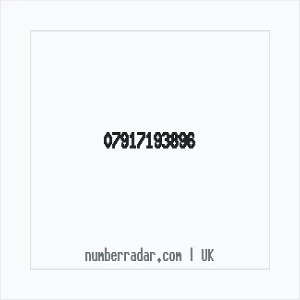 Reverse number check for +44 7917 193896 — who called me?