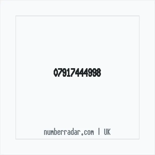 Reverse number check for +44 7917 444998 — who called me?