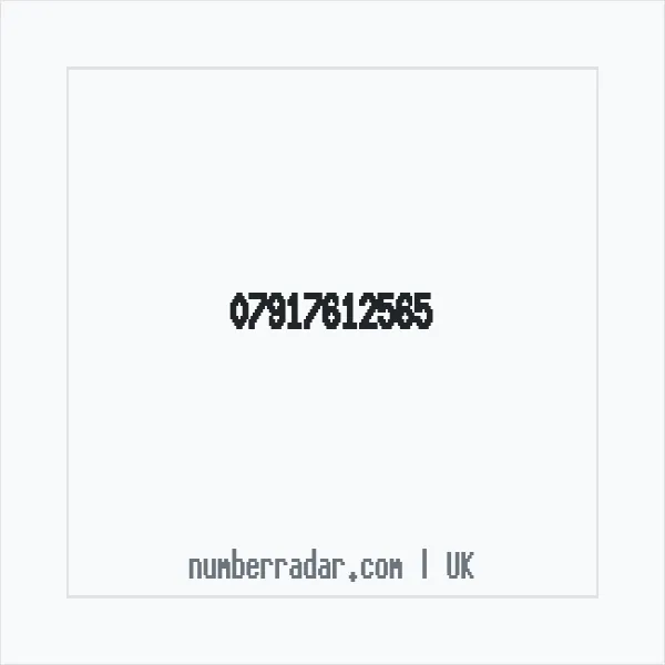 Reverse number check for +44 7917 612565 — who called me?