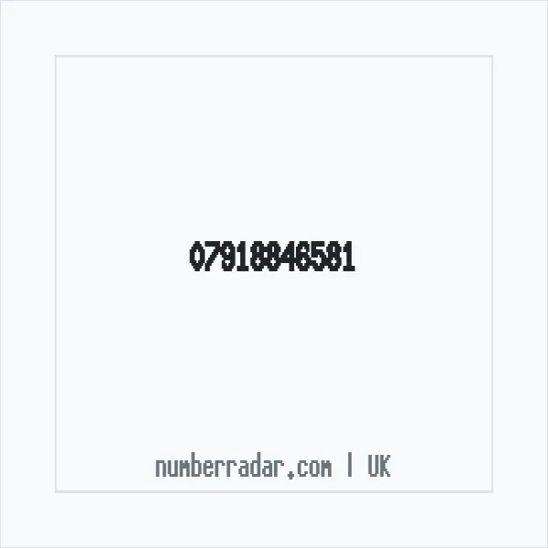 Reverse number check for +44 7918 846581 — who called me?