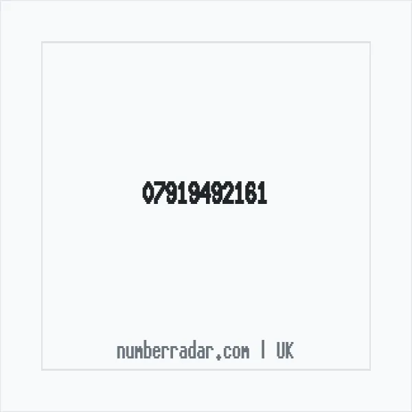 Reverse number check for +44 7919 492161 — who called me?