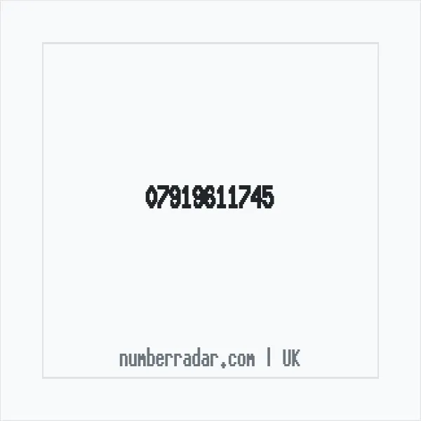 Reverse number check for +44 7919 611745 — who called me?