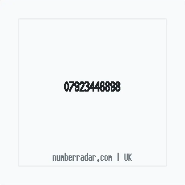 Reverse number check for +44 7923 446898 — who called me?