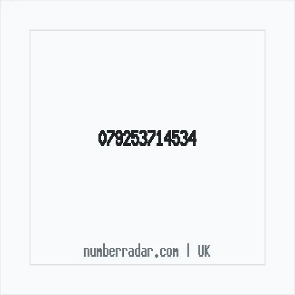 Reverse number check for +44 (7925) 371-453 — who called me?