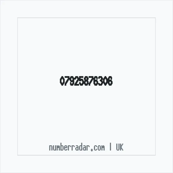 Reverse number check for +44 7925 876306 — who called me?
