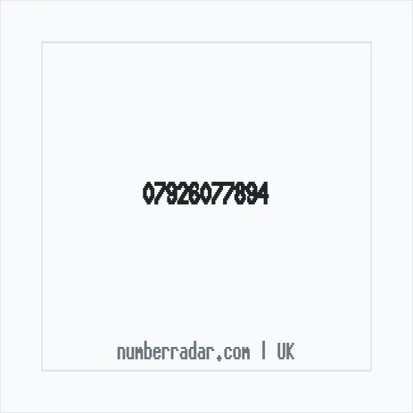 Reverse number check for +44 7926 077894 — who called me?