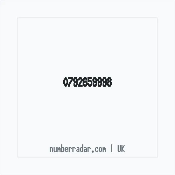 Reverse number check for +44 792659998 — who called me?