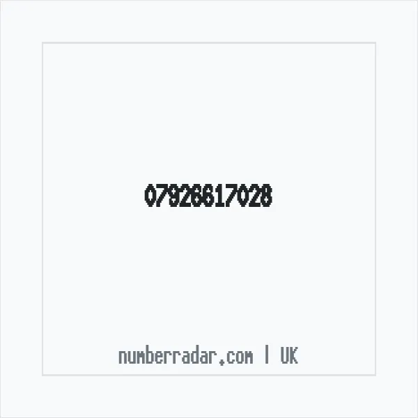 Reverse number check for +44 7926 617028 — who called me?