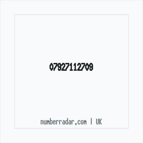 Reverse number check for +44 7927 112709 — who called me?
