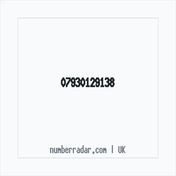 Reverse number check for +44 7930 129138 — who called me?