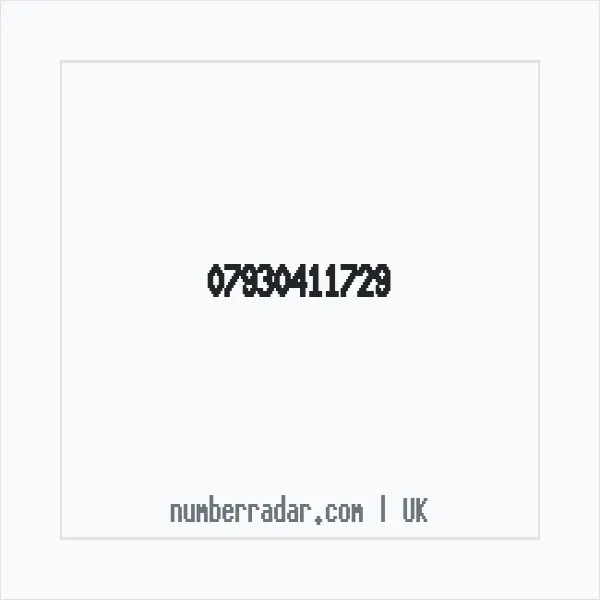 Reverse number check for +44 7930 411729 — who called me?
