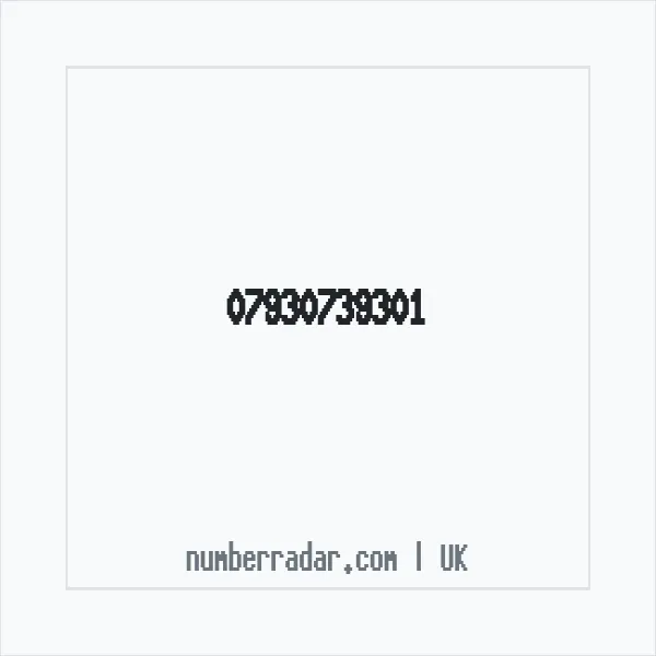 Reverse number check for +44 7930 739301 — who called me?