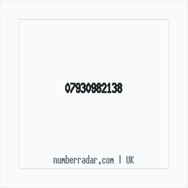 Reverse number check for +44 7930 982138 — who called me?