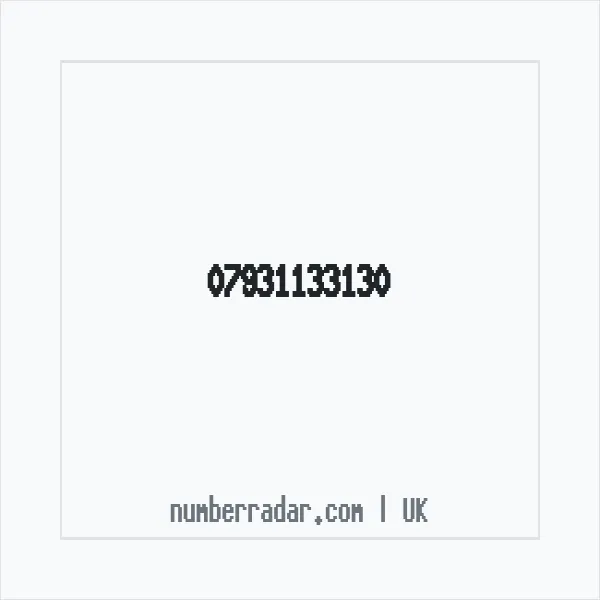 Reverse number check for +44 7931 133130 — who called me?
