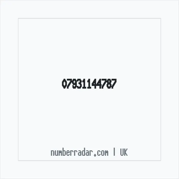 Reverse number check for +44 7931 144787 — who called me?