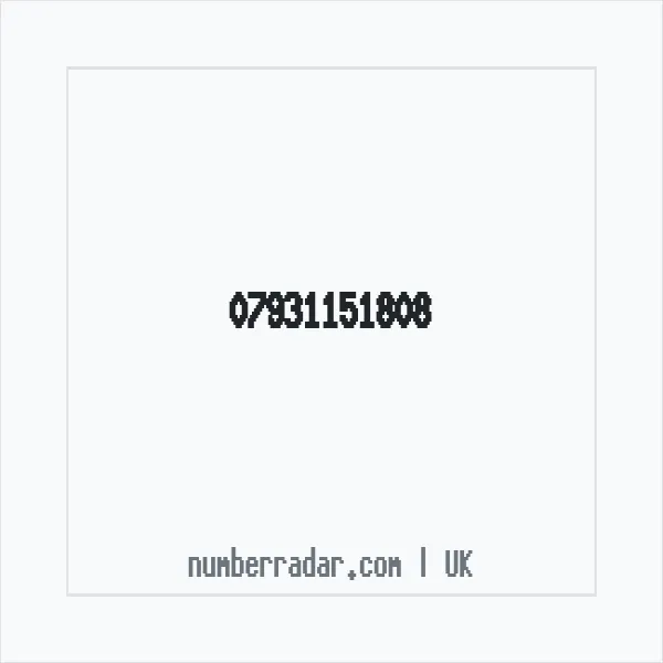 Reverse number check for +44 7931 151808 — who called me?