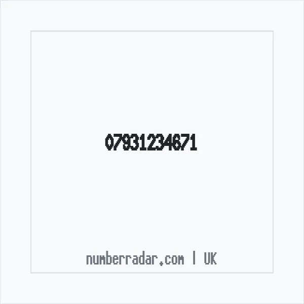 Reverse number check for +44 7931 234671 — who called me?