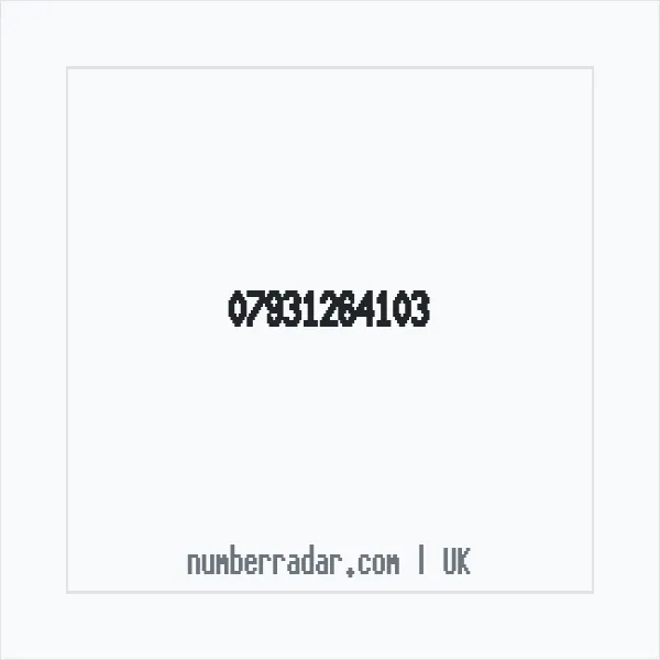 Reverse number check for +44 7931 264103 — who called me?
