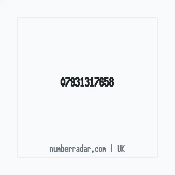 Reverse number check for +44 7931 317658 — who called me?