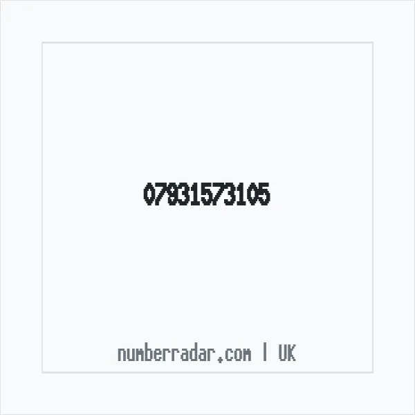 Reverse number check for +44 7931 573105 — who called me?