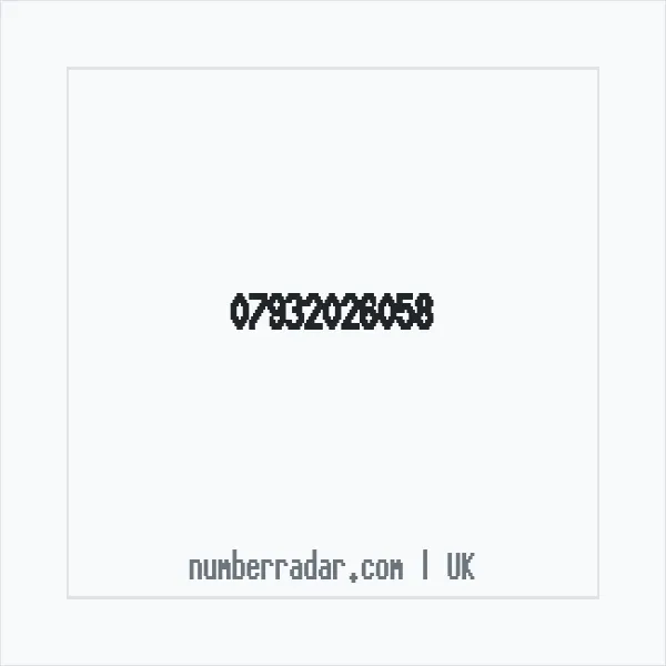 Reverse number check for +44 7932 026058 — who called me?