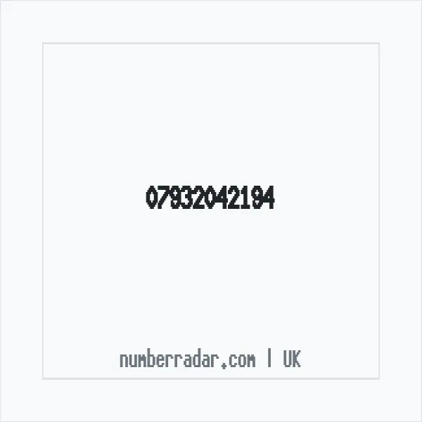 Reverse number check for +44 7932 042194 — who called me?