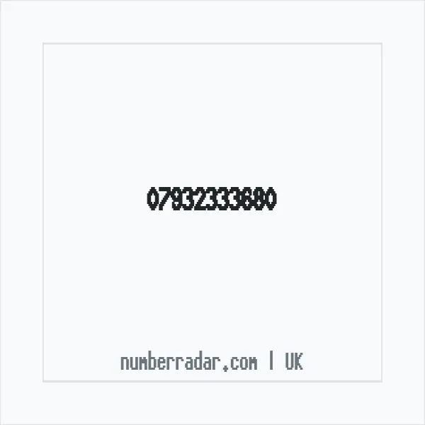 Reverse number check for +44 7932 333680 — who called me?